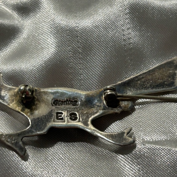 Navajo jewelry vintage Roadrunner brooch - Picture 7 of 12